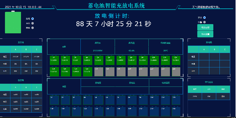 蓄电池智能充放电系统